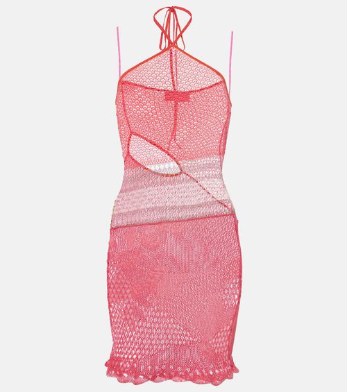 Natalie knitted cotton minidress