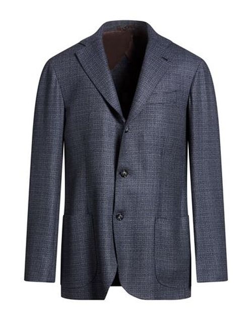 Man Blazer Slate blue Size 40 Virgin Wool