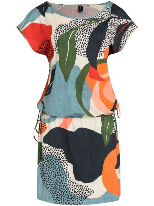 Shiva printed dress - Blue