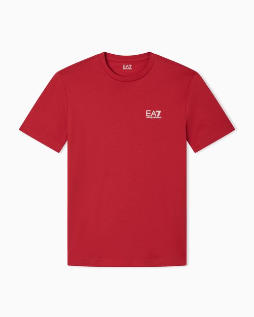 Cotton shirt in Pima jersey with crew neck Core Identity