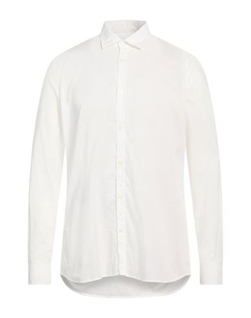 Patrizio Piscaglia Man Shirt White Size 15 ¾ Cotton