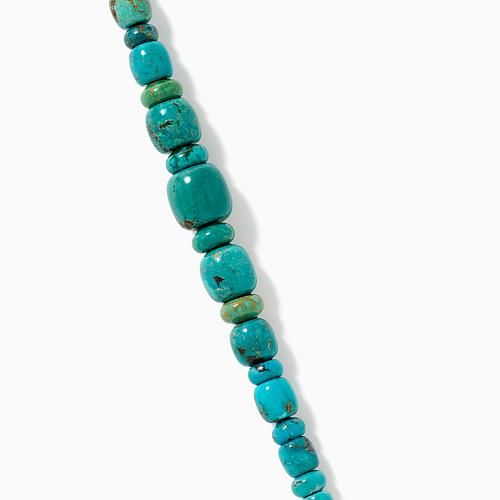 Jay King Azure Peaks Turquoise Sterling Silver Beaded Necklace