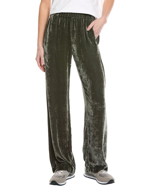 Sorine Velvet Silk-Blend Pant