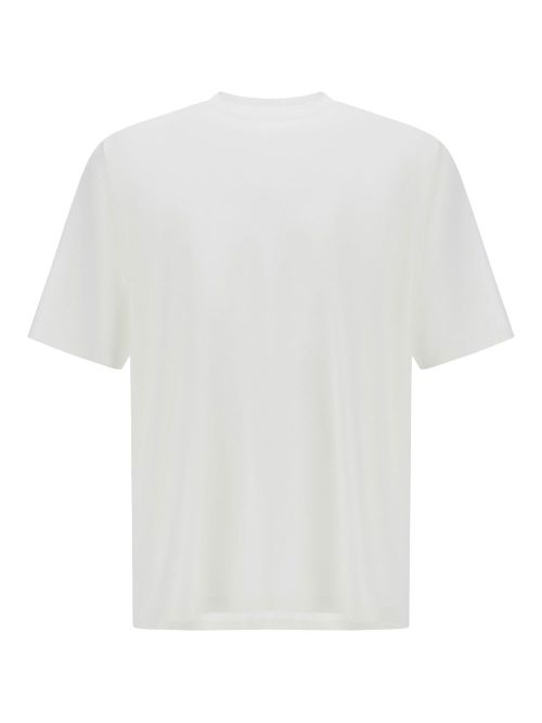 Stretch-Cotton Jersey T-Shirt With Scuba Details
