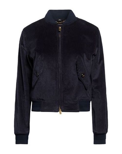 Woman Jacket Midnight blue Size 0 Cotton
