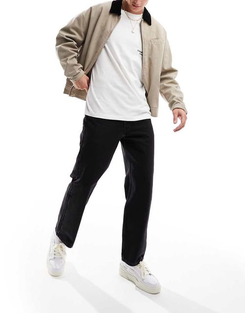 565 '97 loose straight fit jeans in black