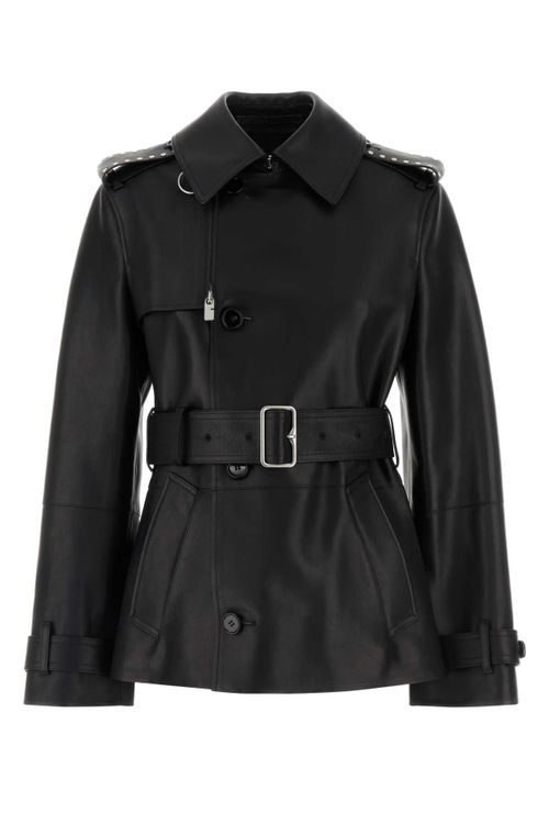 Calf Leather Jacket — Black