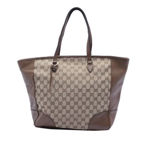 Pre-owned GG Canvas Bree Zippered Tote Ladies N9RNHAK7X012QUHD