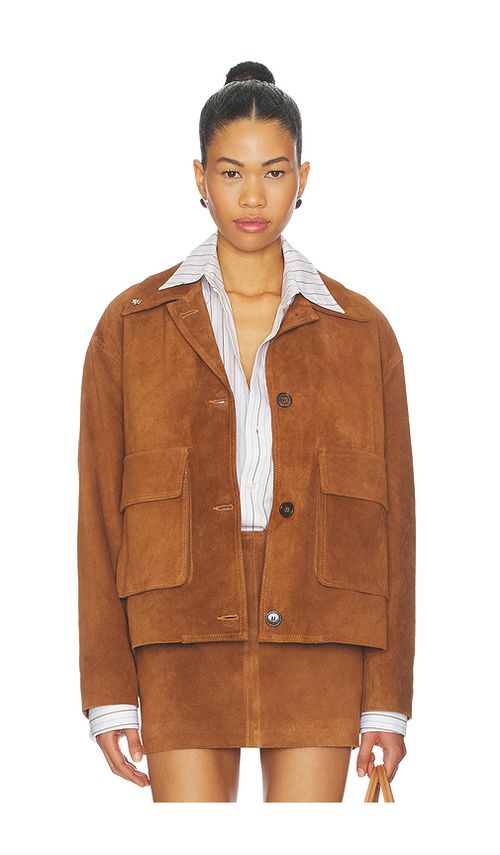 Aniye By Janis Jacket in Cognac. L. Also in M, S