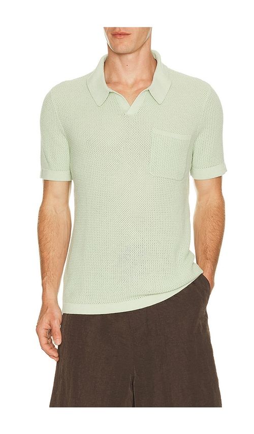 Rhone Coastal Johnny Collar Polo in Mint. M. Also in S, L, XL/1X, XXL/2X