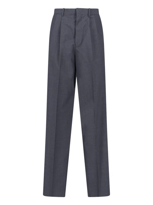 Men's Virgin Wool Trousers with Viscose & Cotton Lining