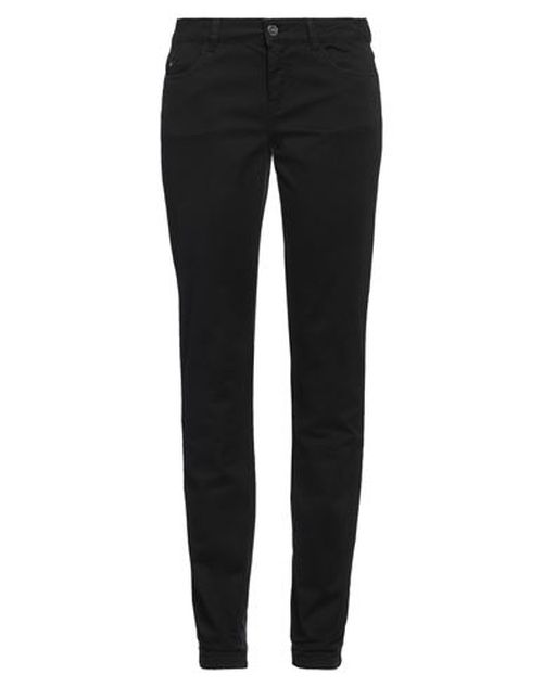 Woman Pants Black Size 8 Cotton, Elastane