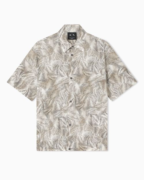 Fresh Cotton Shirt with Hidden Button Placket