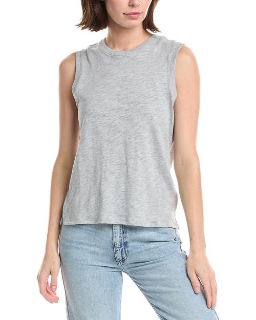 Slub Jersey Sleeveless T-Shirt