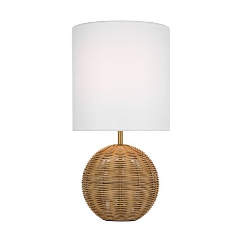 Burnished Brass One Light Table Lamp from the Mari Collection