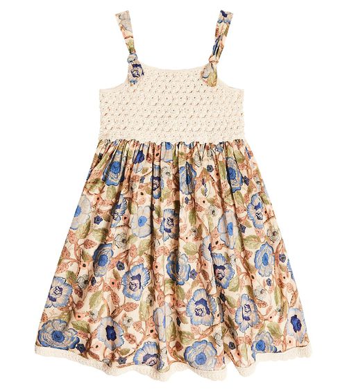 Zimmermann Kids Junie crochet-trimmed cotton dress