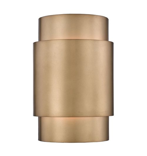 Rubbed Brass Wall Sconce from the Harlech Collection