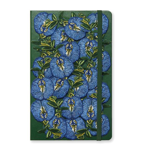 Large Haute Couture Collection Clitoria Blue Notebook