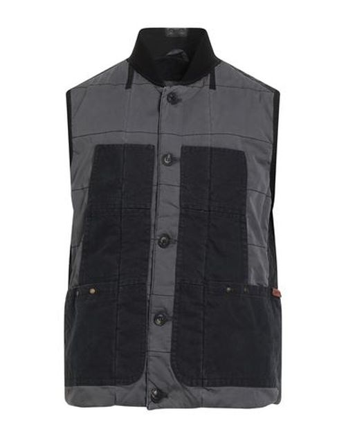 Man Vest Charcoal Size M Cotton, Nylon, Polyester