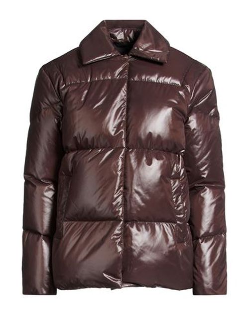 Woman Puffer Chocolate brown Size 4 Polyamide
