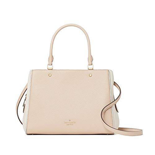 Kate spade handbag purse Leila medium triple compartment satchel in leather