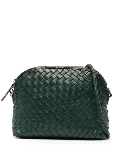 Chunky Fellini leather crossbody bag - Green