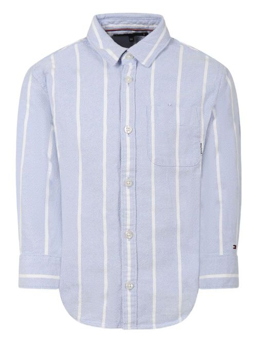 Striped long-sleeve shirt - Blue