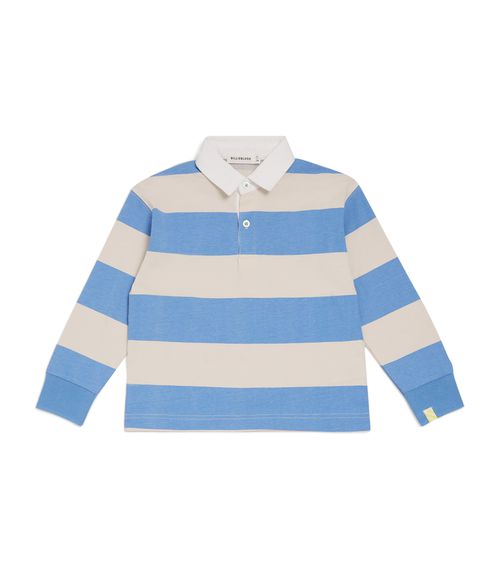 Cotton Stripe Polo Shirt