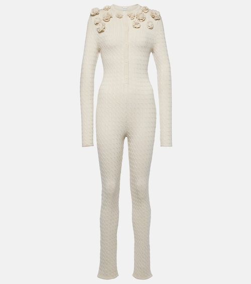 Magda Butrym Cable-knit silk jumpsuit