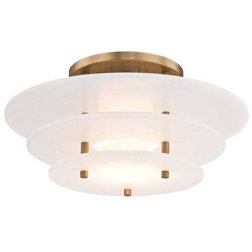 Gatsby 16" Ceiling Light in Aged Bra