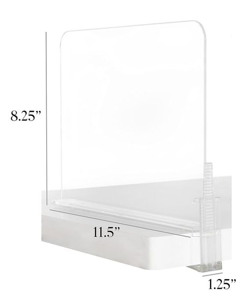 Acrylic Closet Shelf Divider
