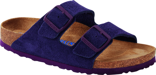 Arizona Soft Footbed Suede Leather Wine Sandals