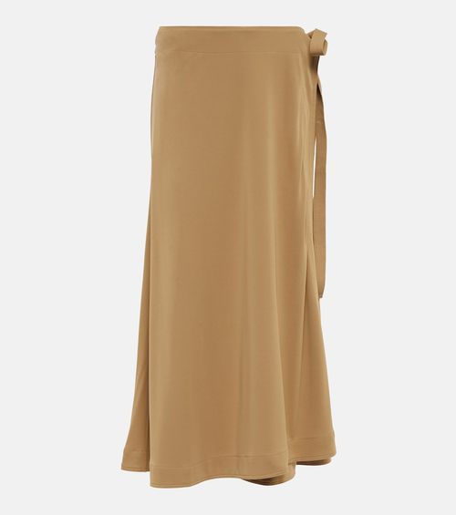 Jersey wrap skirt