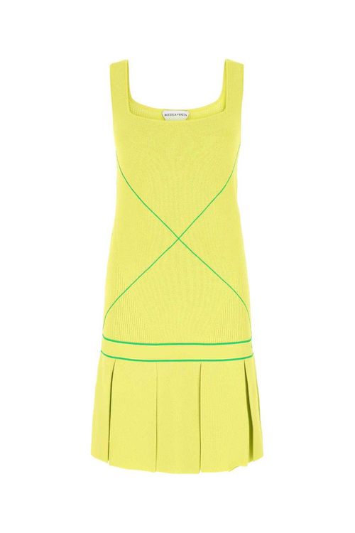Logo Embroidered Sleeveless Tennis Dress