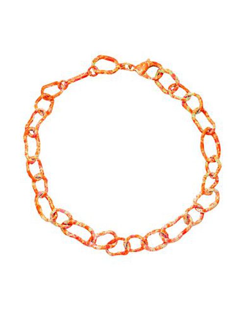 Woman Necklace Orange