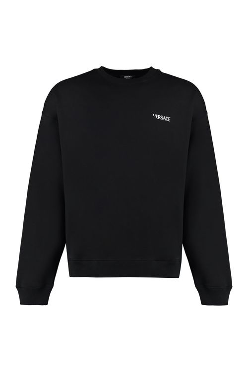 Printed Cotton Crew-neck Sweatshirt