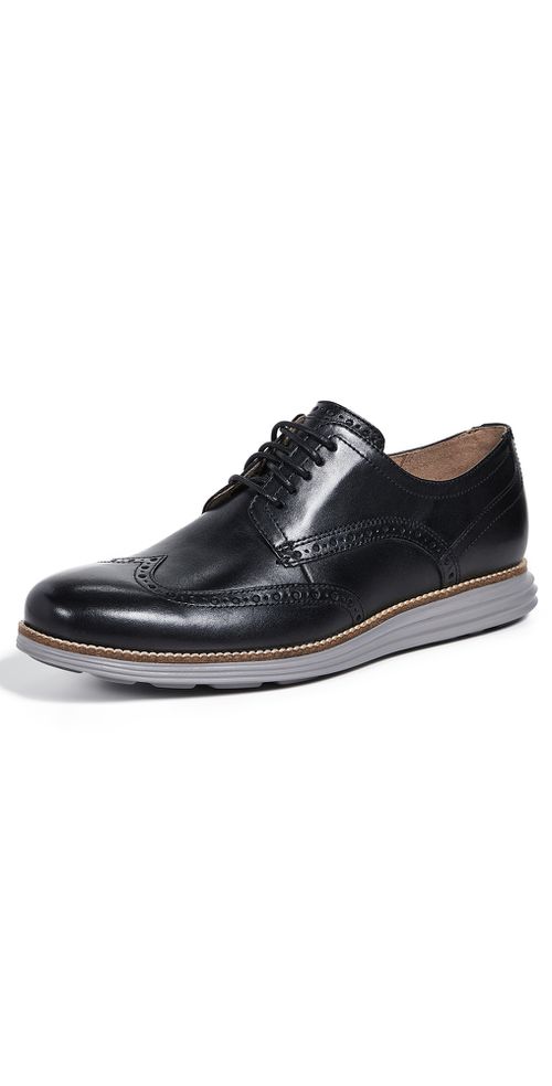 Original Grand Short Wingtip Oxford Black/Ironstone