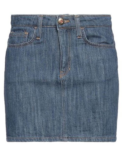 Woman Denim skirt Blue Size 27 Cotton, Elastane