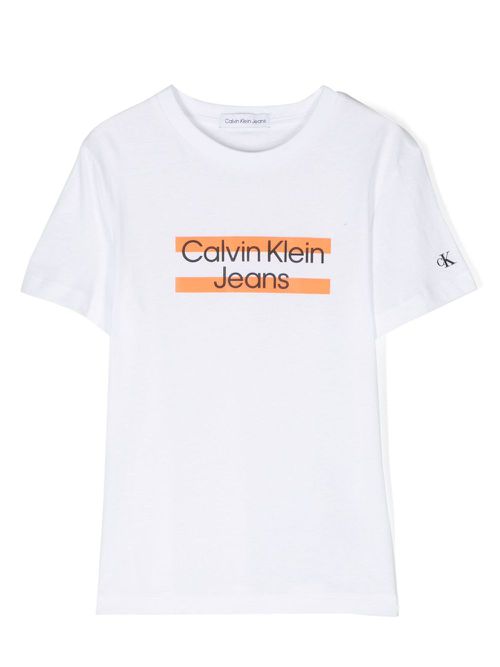 Front logo-print T-shirt - White