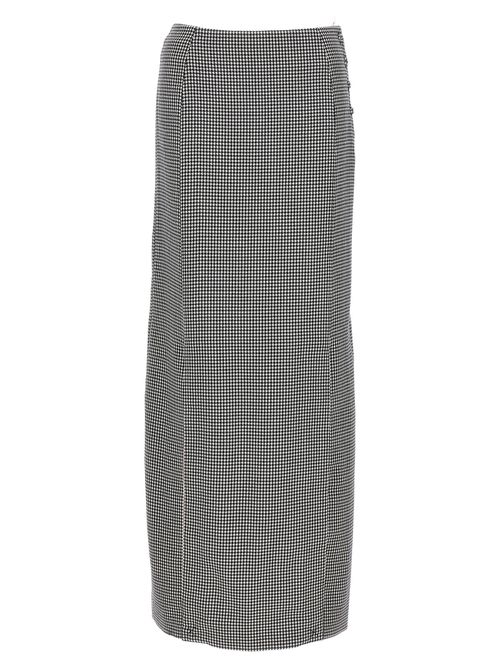 Pied De Poule Long Skirt