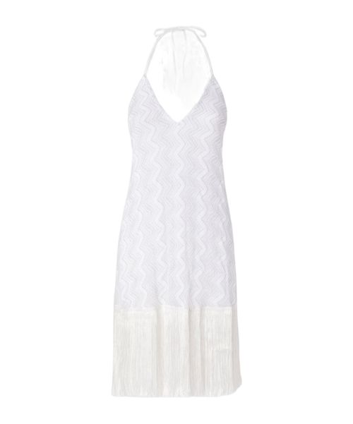 Fringed midi dress