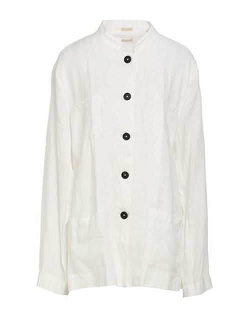 Woman Jacket White Size S Linen
