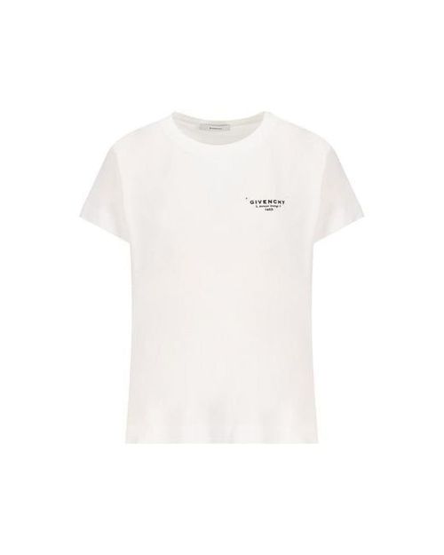 T-shirt in Cotton with Stamp Print