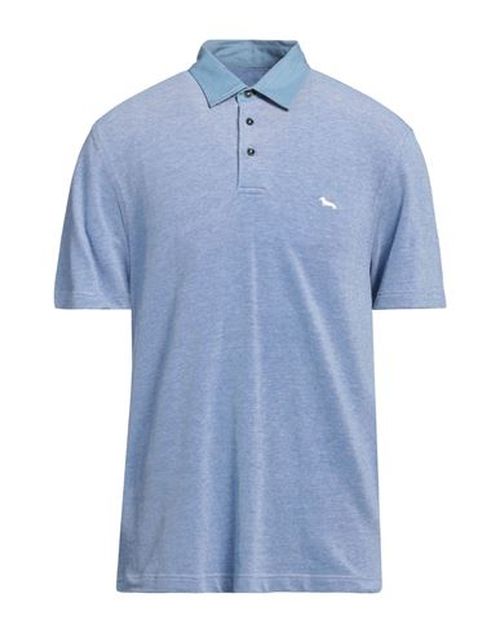 Man Polo shirt Blue Size S Cotton