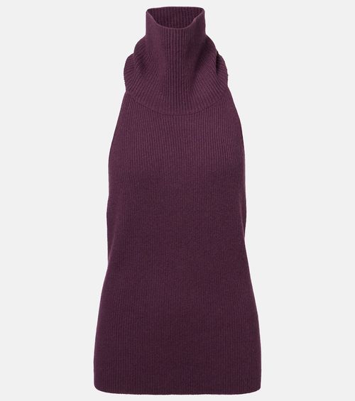 Maddie open-back cashmere top