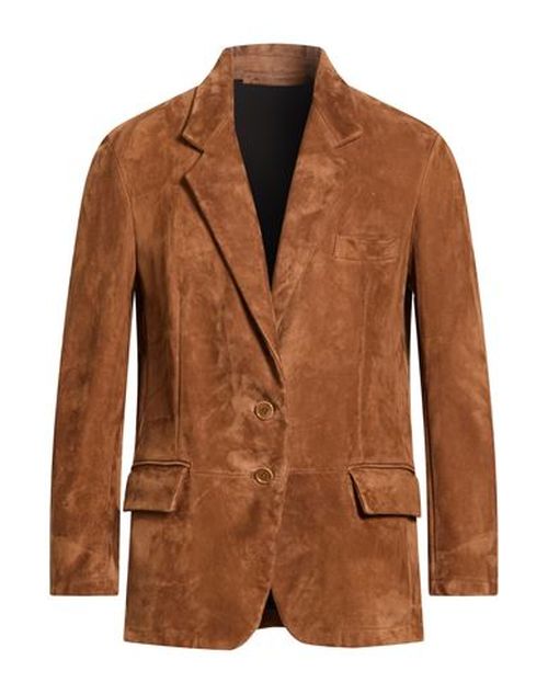 Man Blazer Brown Size 32 Ovine leather
