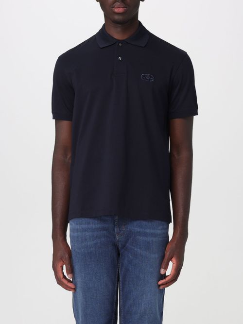 Polo Shirt Men color Blue