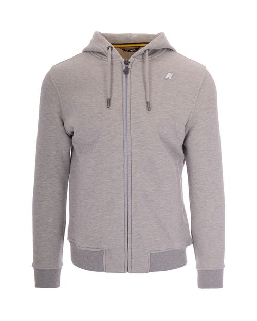Grey Logo Hood Sweatshirt