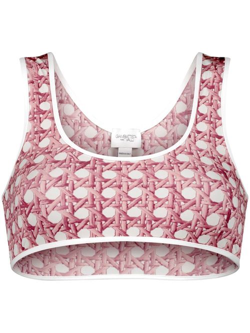 Trompe-l'œil -effect bikini - Pink