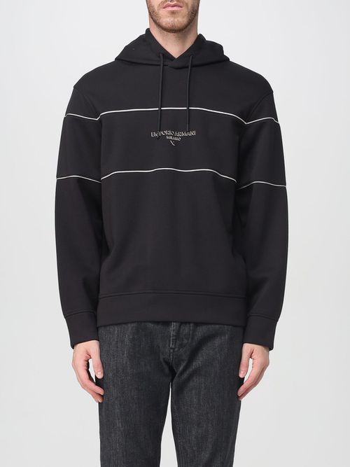 Sweatshirt Men color Black